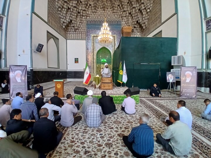 تصاویر/مراسم بزرگداشت آیت الله العظمی فیاض درحرم مطهر رضوی