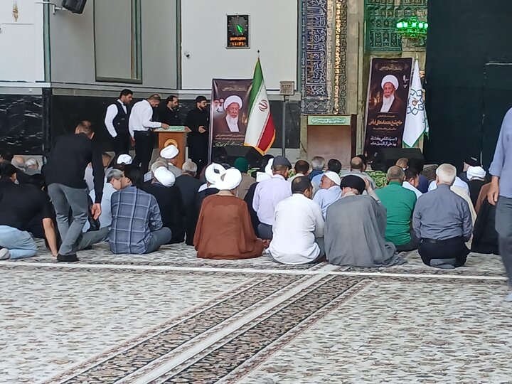 تصاویر/مراسم بزرگداشت آیت الله العظمی فیاض درحرم مطهر رضوی