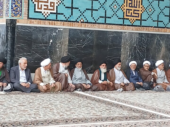 تصاویر/مراسم بزرگداشت آیت الله العظمی فیاض درحرم مطهر رضوی