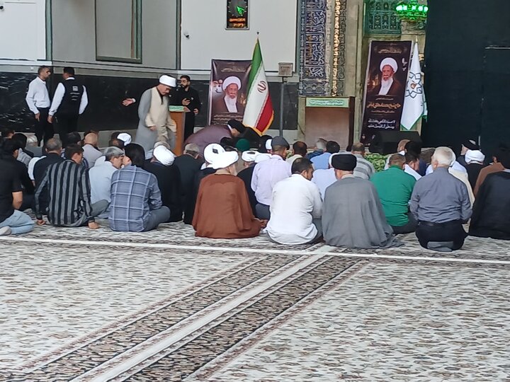تصاویر/مراسم بزرگداشت آیت الله العظمی فیاض درحرم مطهر رضوی