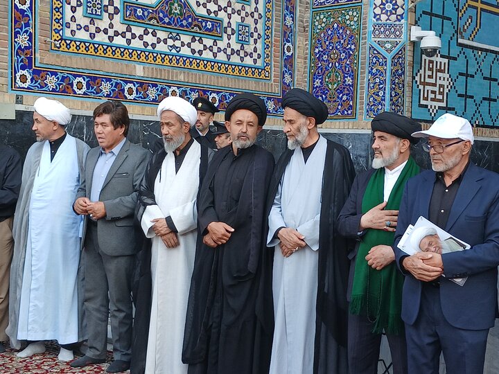 تصاویر/مراسم بزرگداشت آیت الله العظمی فیاض درحرم مطهر رضوی