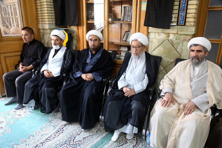 تصاویر/ مراسم ختم آیت‌الله‌العظمی شیخ محمد اسحاق فیاض (ره)