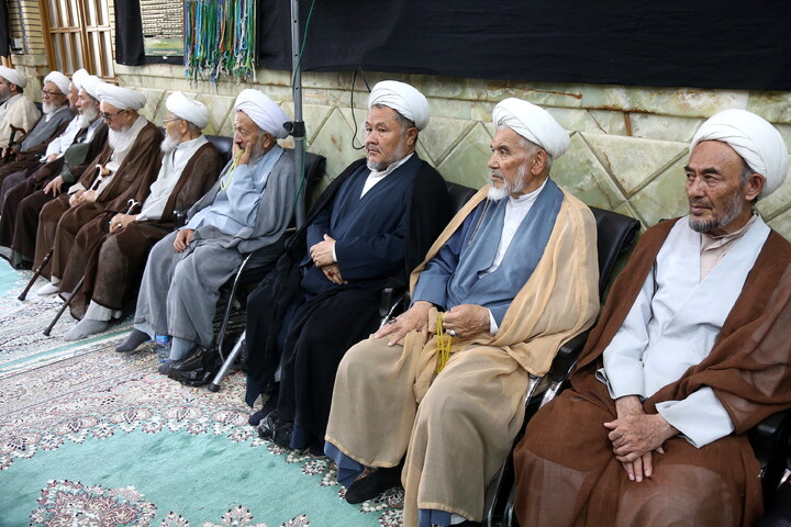 تصاویر/ مراسم ختم آیت‌الله‌العظمی شیخ محمد اسحاق فیاض (ره)