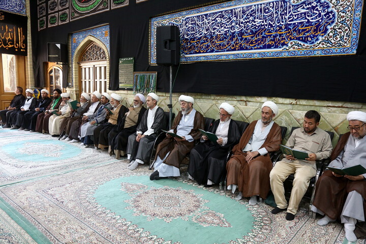 تصاویر/ مراسم ختم آیت‌الله‌العظمی شیخ محمد اسحاق فیاض (ره)