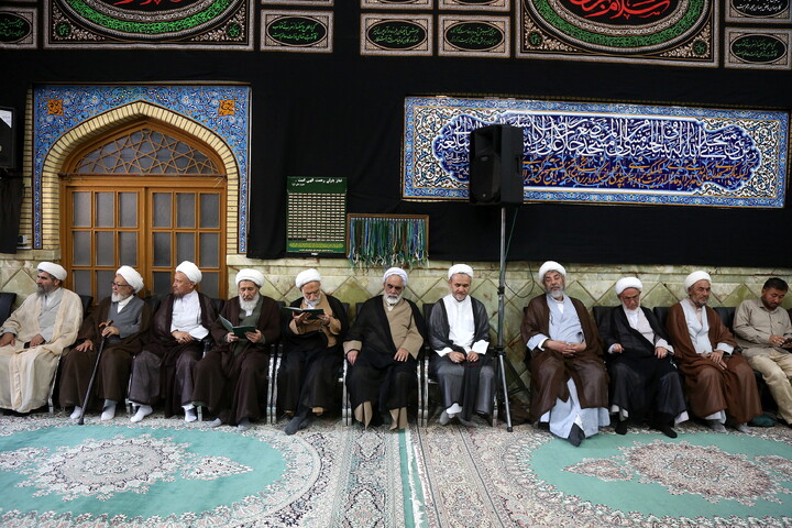 تصاویر/ مراسم ختم آیت‌الله‌العظمی شیخ محمد اسحاق فیاض (ره)
