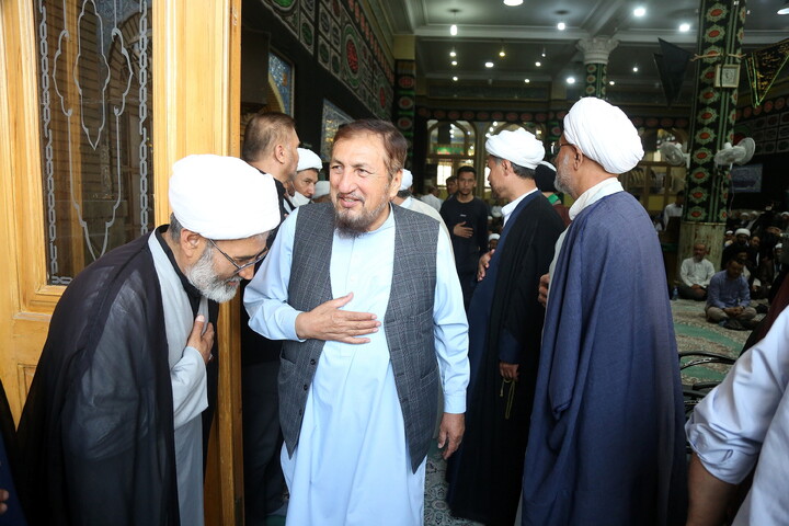 تصاویر/ مراسم ختم آیت‌الله‌العظمی شیخ محمد اسحاق فیاض (ره)