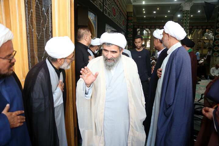 تصاویر/ مراسم ختم آیت‌الله‌العظمی شیخ محمد اسحاق فیاض (ره)
