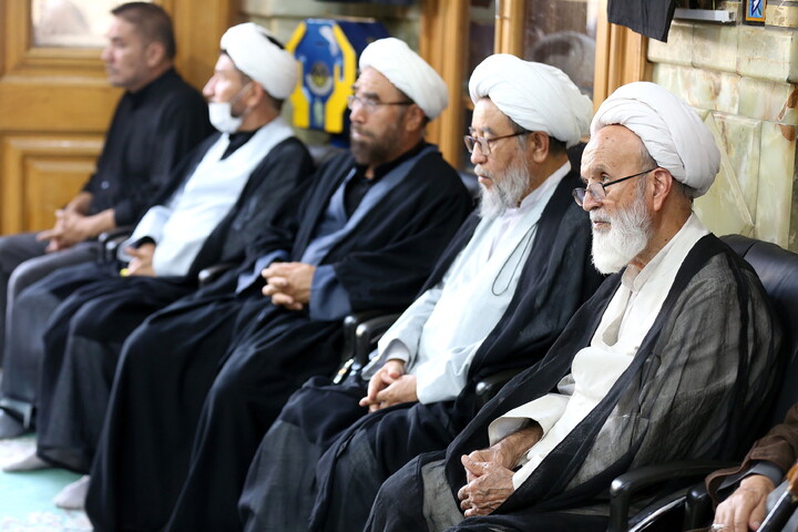 تصاویر/ مراسم ختم آیت‌الله‌العظمی شیخ محمد اسحاق فیاض (ره)