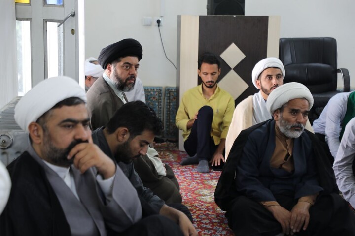 تصاویر/ نشست تبیینی با حضور حجت‌الاسلام والمسلمین مهدوی ارفع در مدرسه علمیه مصلی برگزار شد