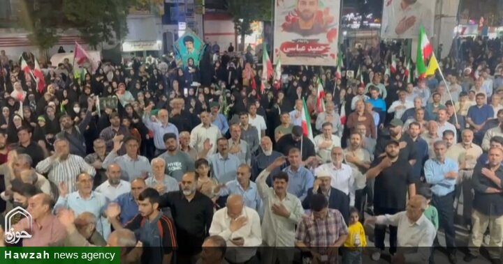 فیلم| حضور غیرتمندانه خرم آبادی ها در موج صد و دوم حماسه خیابان