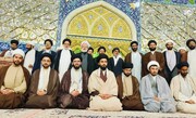حرمِ مطہر حضرت فاطمہ معصومہ سلام اللہ علیہا میں مدرسۂ علمیہ شہیدِ ثالث کے طلاب کی پُروقار رسمِ عمامہ گذاری