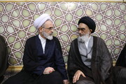 Cerimonia commemorativa del compianto Ayatollah Shaykh Muhammad Is'haq Fayyadh da parte della Guida della Rivoluzione Islamica a Qom