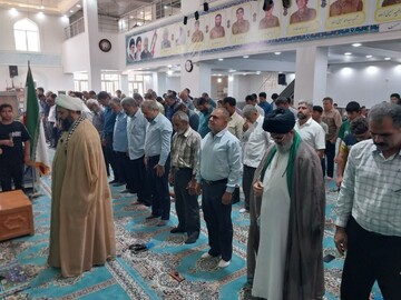 نماز جمعه بخش امام حسن به روایت تصویر