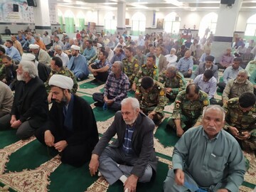 تصاویر/ مراسم عبادی سیاسی نماز جمعه نهبندان