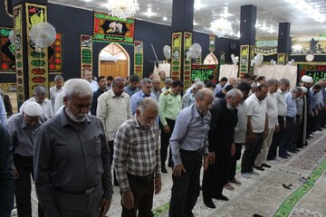 نماز جمعه بندرریگ به روایت تصویر
