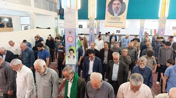 تصاویر/ آئین وحدت بخش نمازجمعه در شهرستان سلطانیه