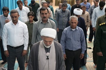 تصاویر/ اقامه نمازجمعه شهر قلعه‌گنج