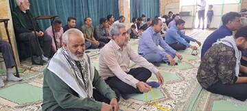 تصاویر/ اقامه نمازجمعه بخش اسماعیلی