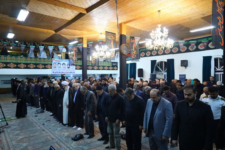 تصاویر/ حضور حجت الاسلام و المسلمین محمدی لائینی در اولین سالگرد شهادت پاسدار شهید سید مهدی موسوی در روستای سنام