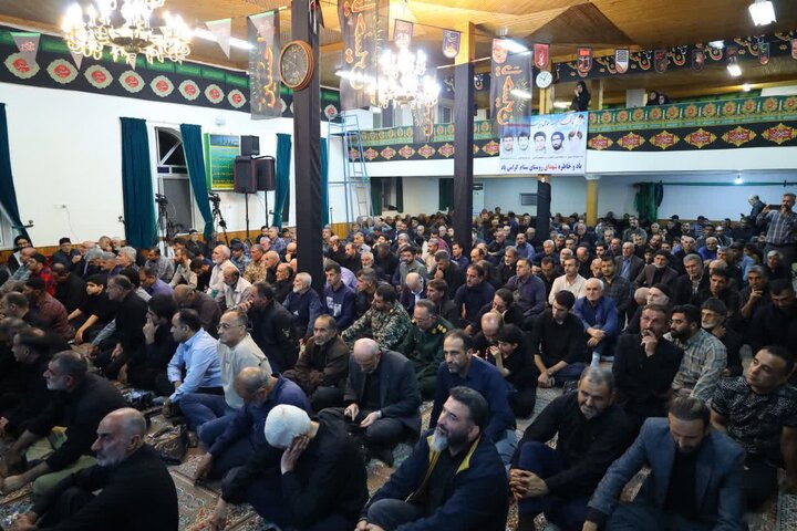 تصاویر/ حضور حجت الاسلام و المسلمین محمدی لائینی در اولین سالگرد شهادت پاسدار شهید سید مهدی موسوی در روستای سنام