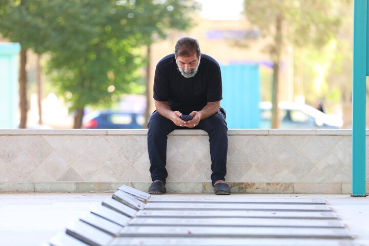 تصاویر/ برگزاری دعای ندبه در گلزار شهدای خلدبرین یزد