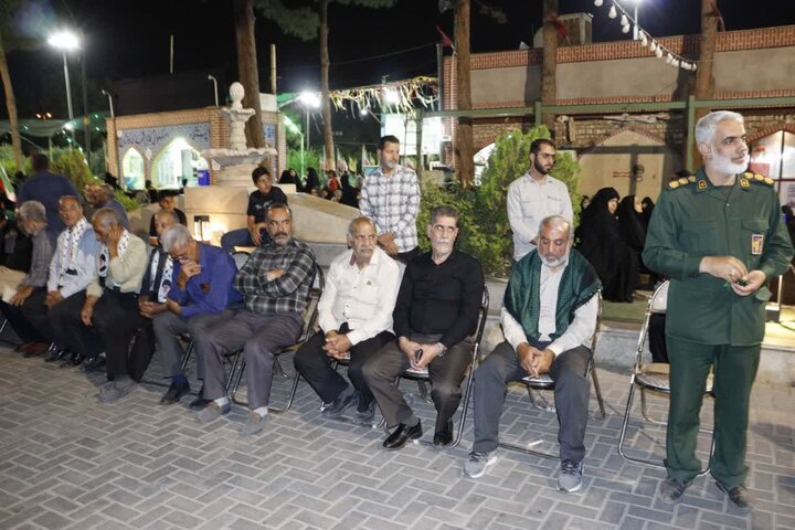 تصاویر/ نحستین سالگرد شهادت شهدای جنگ اقتدار (دوازده روزه)کاشان