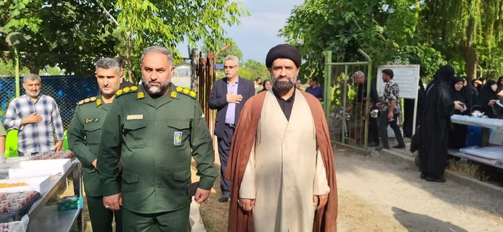 تصاویر/ مراسم سالگرد شهادت مهندس پاسدار سعید محمودی در روستای زردآب