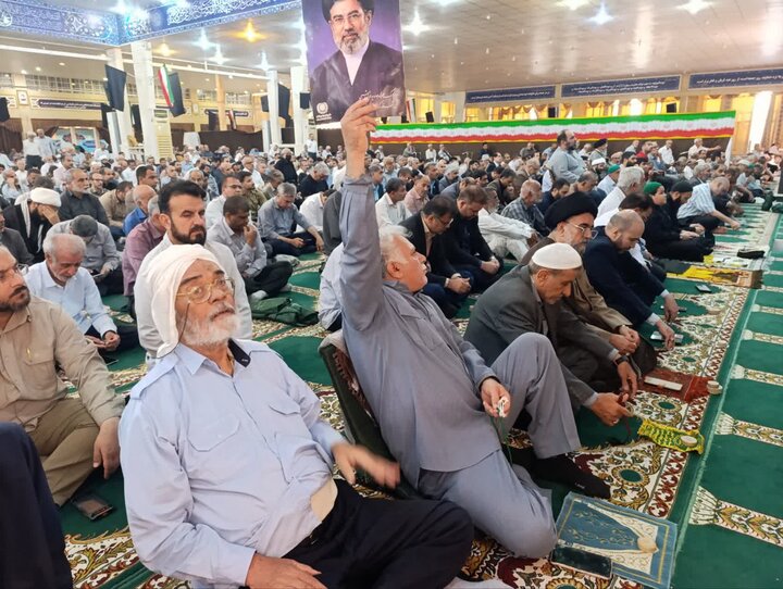 تصاویر/ آیین عبادی سیاسی نمازجمعه بوشهر