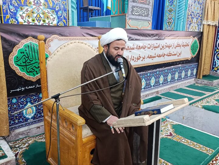 تصاویر/ آیین عبادی سیاسی نمازجمعه بوشهر
