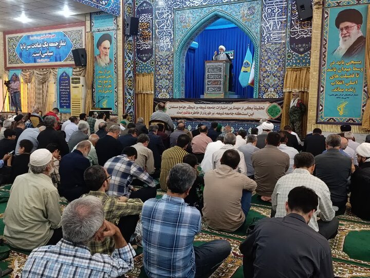 تصاویر/ آیین عبادی سیاسی نمازجمعه بوشهر