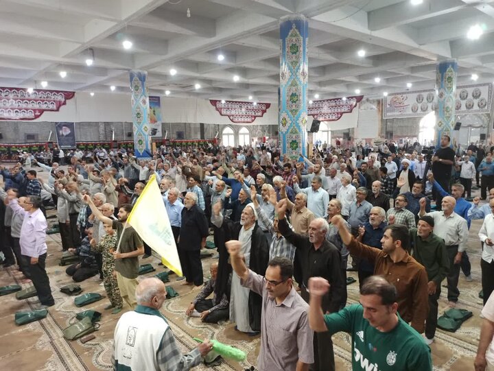 تصاویر/ نمازعبادی سیاسی جمعه کاشان