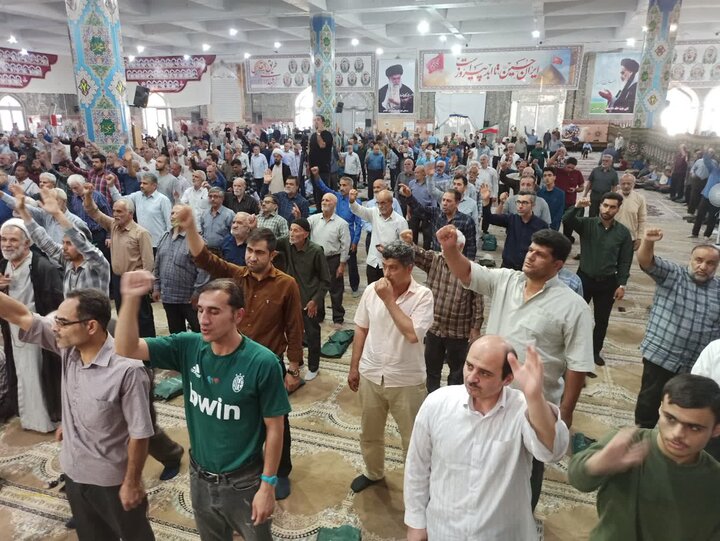 تصاویر/ نمازعبادی سیاسی جمعه کاشان