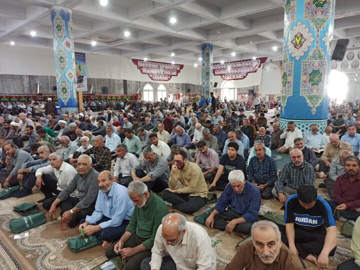 تصاویر/ نمازعبادی سیاسی جمعه کاشان