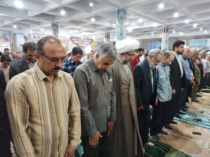 تصاویر/ نمازعبادی سیاسی جمعه کاشان