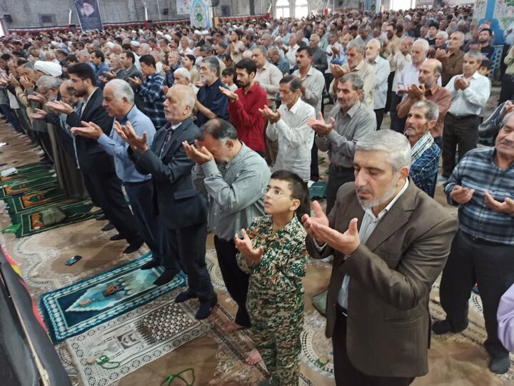 تصاویر/ نمازعبادی سیاسی جمعه کاشان