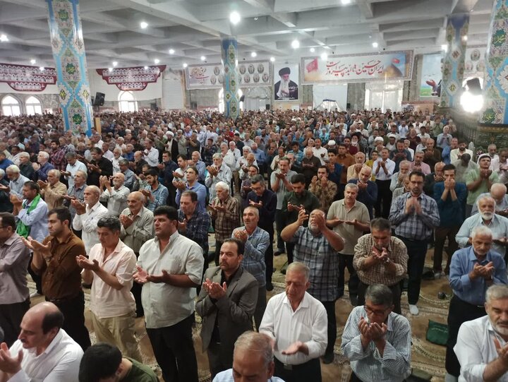 تصاویر/ نمازعبادی سیاسی جمعه کاشان