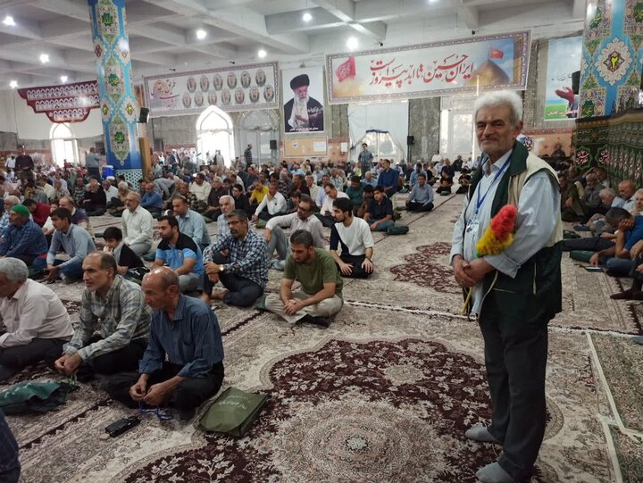 تصاویر/ نمازعبادی سیاسی جمعه کاشان