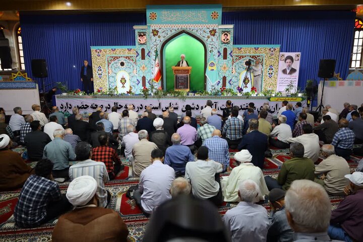 تصاویر/ نماز عبادی سیاسی جمعه در شهرستان ساری