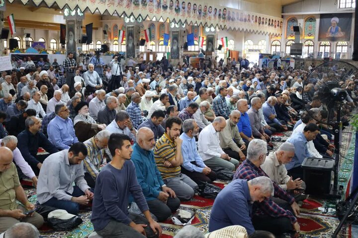 تصاویر/ نماز عبادی سیاسی جمعه در شهرستان ساری