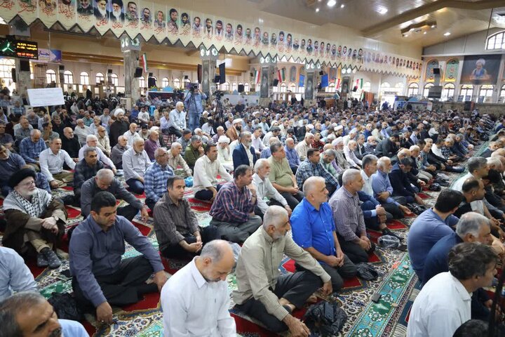 تصاویر/ نماز عبادی سیاسی جمعه در شهرستان ساری