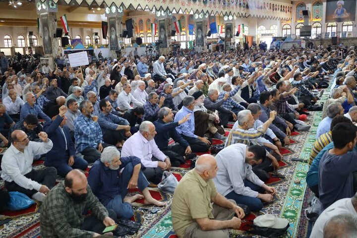 تصاویر/ نماز عبادی سیاسی جمعه در شهرستان ساری