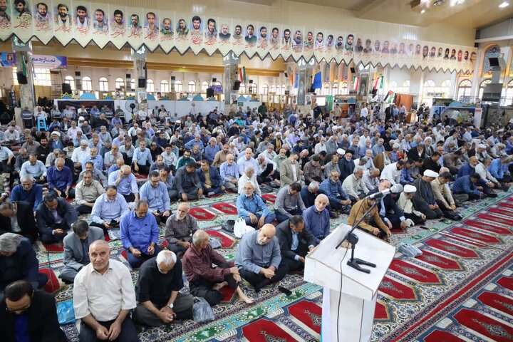 تصاویر/ نماز عبادی سیاسی جمعه در شهرستان ساری