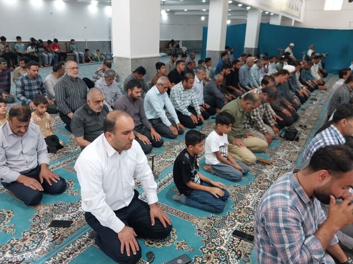 نماز جمعه بخش امام حسن به روایت تصویر
