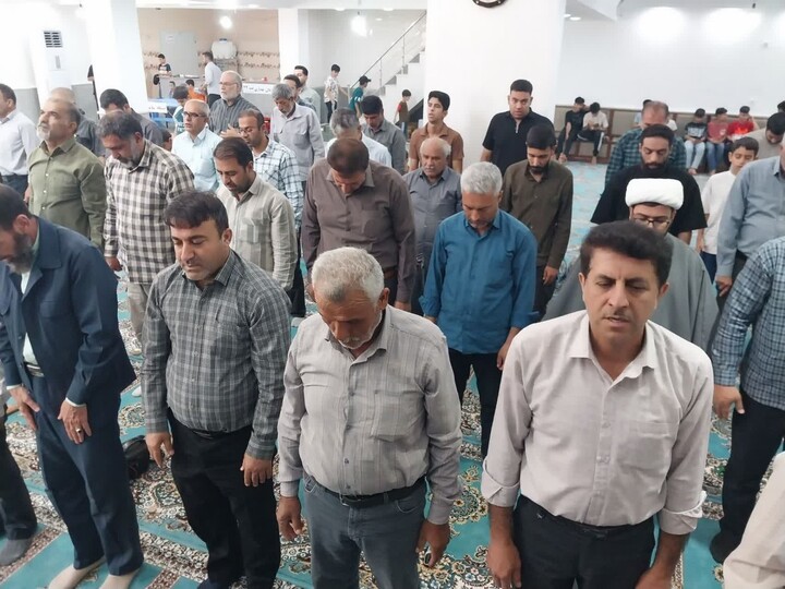نماز جمعه بخش امام حسن به روایت تصویر