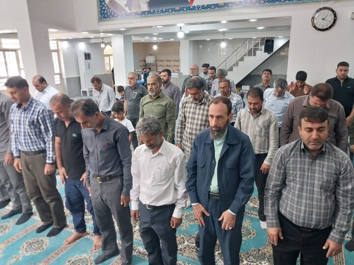 نماز جمعه بخش امام حسن به روایت تصویر