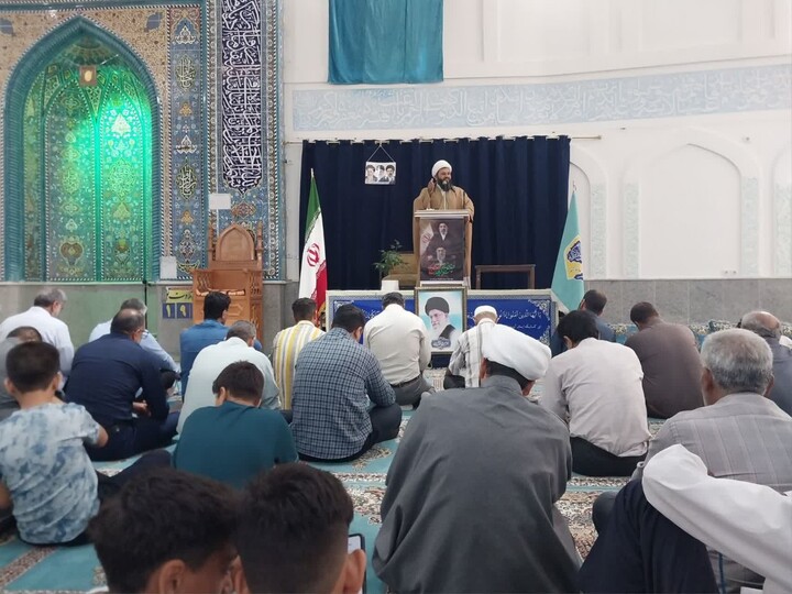 نماز جمعه بخش امام حسن به روایت تصویر