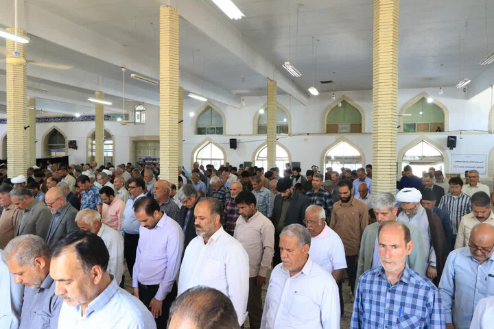 تصاویر| مراسم عبادی سیاسی نماز جمعه قاین