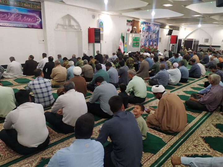 تصاویر| مراسم عبادی سیاسی نماز جمعه نهبندان