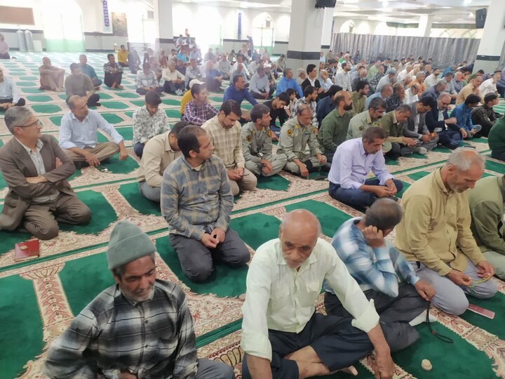 تصاویر| مراسم عبادی سیاسی نماز جمعه نهبندان