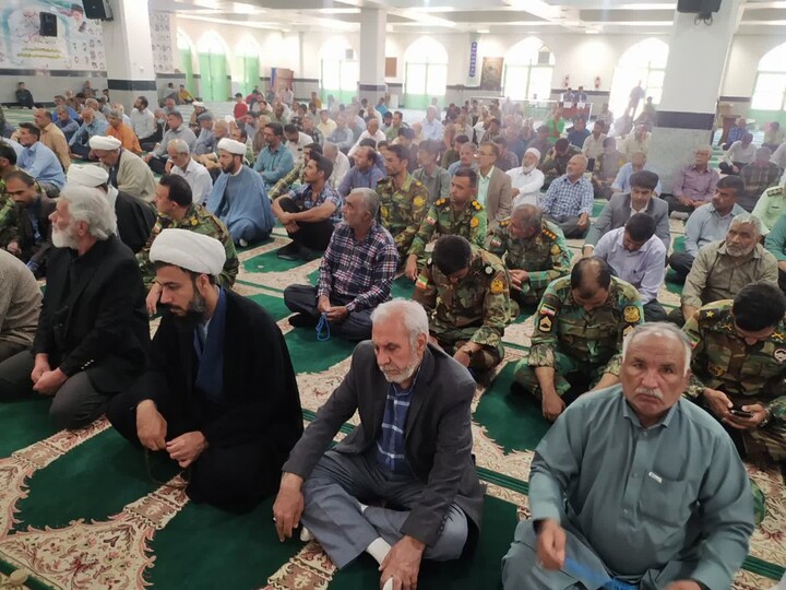 تصاویر| مراسم عبادی سیاسی نماز جمعه نهبندان